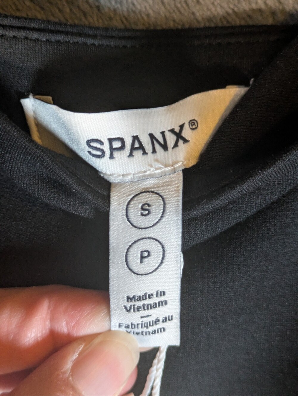 NWT Spanx Ponte Shaping Midi Tank Dress - Classic Black (Size S) - Picture 5 of 10